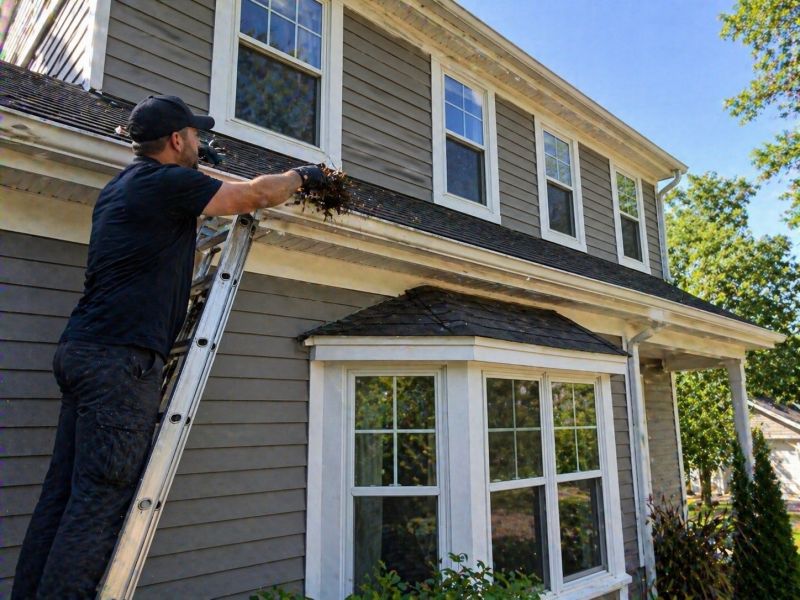 Gutter Downspout Unclogging in Longmont, CO