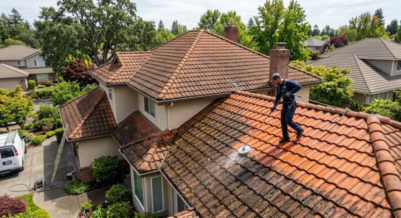 Roof Mildew Cleaning in Vancouver, WA